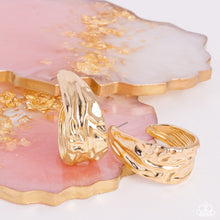 Load image into Gallery viewer, Paparazzi 🔆 Badlands and Bellbottoms - Gold Earrings