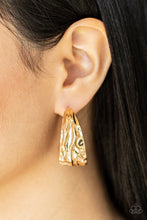 Load image into Gallery viewer, Paparazzi 🔆 Badlands and Bellbottoms - Gold Earrings