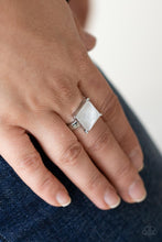 Load image into Gallery viewer, Paparazzi 🔆 Ready For My Coronation - White Ring