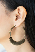 Load image into Gallery viewer, Paparazzi 🔆 Artisan Attitude - Brass Earrings