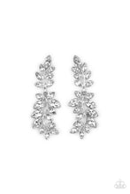 Load image into Gallery viewer, oak-sisters-jewelry-frond-fairytale-white-post earrings-paparazzi-accessories-by-lisa
