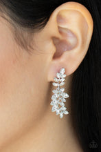 Load image into Gallery viewer, Paparazzi 🔆 Frond Fairytale - White Post Earrings