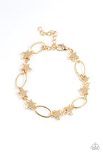 Load image into Gallery viewer, oak-sisters-jewelry-stars-and-sparks-gold-bracelet-paparazzi-accessories-by-lisa