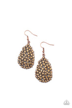 Load image into Gallery viewer, oak-sisters-jewelry-daydreamy-dazzle-copper-earrings-paparazzi-accessories-by-lisa