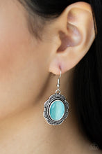 Load image into Gallery viewer, Paparazzi π Garden Party Perfection - Blue Earrings