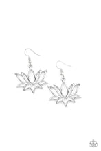 Load image into Gallery viewer, oak-sisters-jewelry-lotus-ponds-silver-earrings-paparazzi-accessories-by-lisa