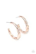 Load image into Gallery viewer, oak-sisters-jewelry-subliminal-shimmer-copper-earrings-paparazzi-accessories-by-lisa