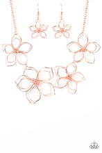 Load image into Gallery viewer, oak-sisters-jewelry-flower-garden-fashionista-copper-necklace-paparazzi-accessories-by-lisa