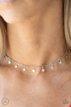 Load image into Gallery viewer, Paparazzi π Little Miss Americana - Silver Necklace