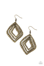 Load image into Gallery viewer, oak-sisters-jewelry-primitive-performance-brass-earrings-paparazzi-accessories-by-lisa