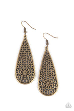 Load image into Gallery viewer, oak-sisters-jewelry-posy-pasture-brass-earrings-paparazzi-accessories-by-lisa