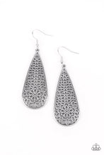 Load image into Gallery viewer, oak-sisters-jewelry-posy-pasture-silver-earrings-paparazzi-accessories-by-lisa