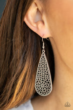 Load image into Gallery viewer, Paparazzi 🔆 Posy Pasture - Silver Earrings