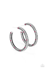 Load image into Gallery viewer, oak-sisters-jewelry-richly-royal-pink-earrings-paparazzi-accessories-by-lisa