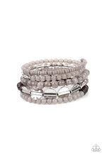 Load image into Gallery viewer, oak-sisters-jewelry-free-spirited-spiral-silver-paparazzi-accessories-by-lisa