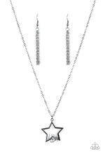 Load image into Gallery viewer, oak-sisters-jewelry-starry-fireworks-black-necklace-paparazzi-accessories-by-lisa