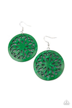 Load image into Gallery viewer, oak-sisters-jewelry-ocean-canopy-green-earrings-paparazzi-accessories-by-lisa