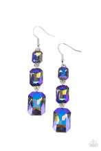Load image into Gallery viewer, oak-sisters-jewelry-cosmic-red-carpet-blue-earrings-paparazzi-accessories-by-lisa