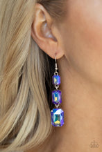 Load image into Gallery viewer, Paparazzi 🔆 Cosmic Red Carpet - Blue Earrings
