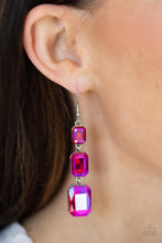 Load image into Gallery viewer, Paparazzi 🔆 Cosmic Red Carpet - Pink Earrings