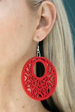 Load image into Gallery viewer, Paparazzi 🔆 Tropical Reef - Red Earrings