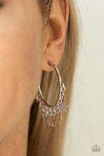 Load image into Gallery viewer, Paparazzi 🔆 Happy Independence Day - Silver Earrings