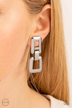 Load image into Gallery viewer, Paparazzi 🔆 FRAME-ous Last Words - Silver Clip-On