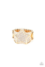 Load image into Gallery viewer, oak-sisters-jewelry-here-come-the-fireworks-gold-ring-paparazzi-accessories-by-lisa