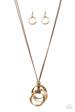 Load image into Gallery viewer, oak-sisters-jewelry-harmonious-hardware-brass-necklace-paparazzi-accessories-by-lisa