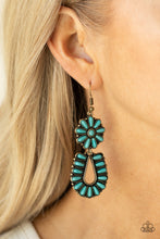 Load image into Gallery viewer, Paparazzi 🔆 Badlands Eden - Brass Earrings