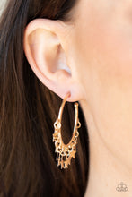Load image into Gallery viewer, Paparazzi π Happy Independence Day - Gold Earrings