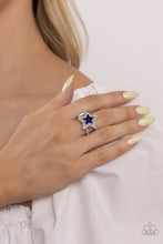 Load image into Gallery viewer, Paparazzi 🔆 One Nation Under Sparkle - Blue Ring