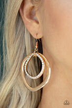 Load image into Gallery viewer, Paparazzi 🔆 Spinning With Sass - Gold Earrings