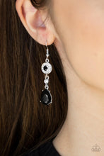 Load image into Gallery viewer, Paparazzi 🔆 Graceful Glimmer - Black Earrings
