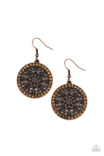 Load image into Gallery viewer, oak-sisters-jewelry-bollywood-ballroom-copper-earrings-paparazzi-accessories-by-lisa