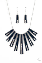 Load image into Gallery viewer, oak-sisters-jewelry-fan-tastically-deco-blue-paparazzi-accessories-by-lisa