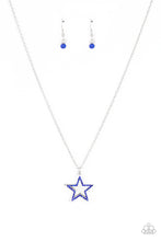 Load image into Gallery viewer, oak-sisters-jewelry-american-anthem-blue-necklace-paparazzi-accessories-by-lisa