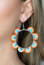 Load image into Gallery viewer, Paparazzi 🔆 Groovy Gardens - Blue Earrings