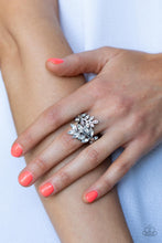 Load image into Gallery viewer, Paparazzi 🔆 Glowing Gardenista - White Ring