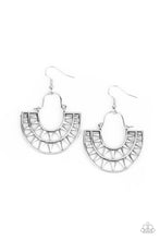 Load image into Gallery viewer, oak-sisters-jewelry-solar-surge-silver-earrings-paparazzi-accessories-by-lisa