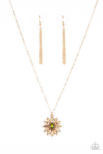 Load image into Gallery viewer, oak-sisters-jewelry-formal-florals-gold-necklace-paparazzi-accessories-by-lisa
