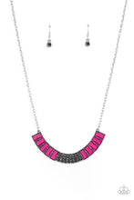 Load image into Gallery viewer, oak-sisters-jewelry-coup-de-mane-pink-necklace-paparazzi-accessories-by-lisa