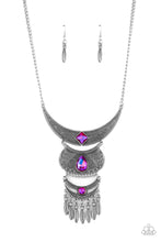 Load image into Gallery viewer, oak-sisters-jewelry-lunar-enchantment-pink-necklace-paparazzi-accessories-by-lisa