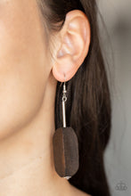 Load image into Gallery viewer, Paparazzi 🔆 Tamarack Trail - Brown Earrings