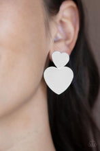 Load image into Gallery viewer, Paparazzi 🔆 Heart-Racing Refinement - Silver Post Earrings