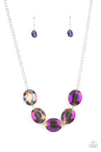 Load image into Gallery viewer, oak-sisters-jewelry-cosmic-closeup-purple-necklace-paparazzi-accessories-by-lisa