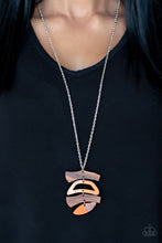 Load image into Gallery viewer, Paparazzi 🔆 A WOODWORK In Progress - Orange Necklace