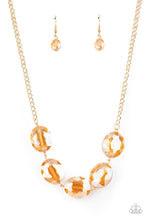Load image into Gallery viewer, oak-sisters-jewelry-cosmic-closeup-gold-necklace-paparazzi-accessories-by-lisa