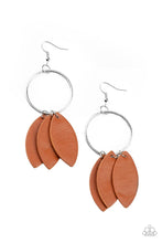 Load image into Gallery viewer, oak-sisters-jewelry-leafy-laguna-brown-earrings-paparazzi-accessories-by-lisa
