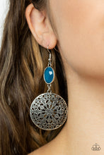 Load image into Gallery viewer, Paparazzi 🔆 Eloquently Eden - Blue Earrings